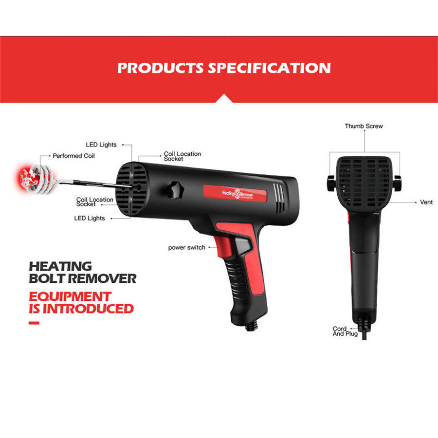 220V Induction Heater Automotive Flameless Heat Rust Bolt