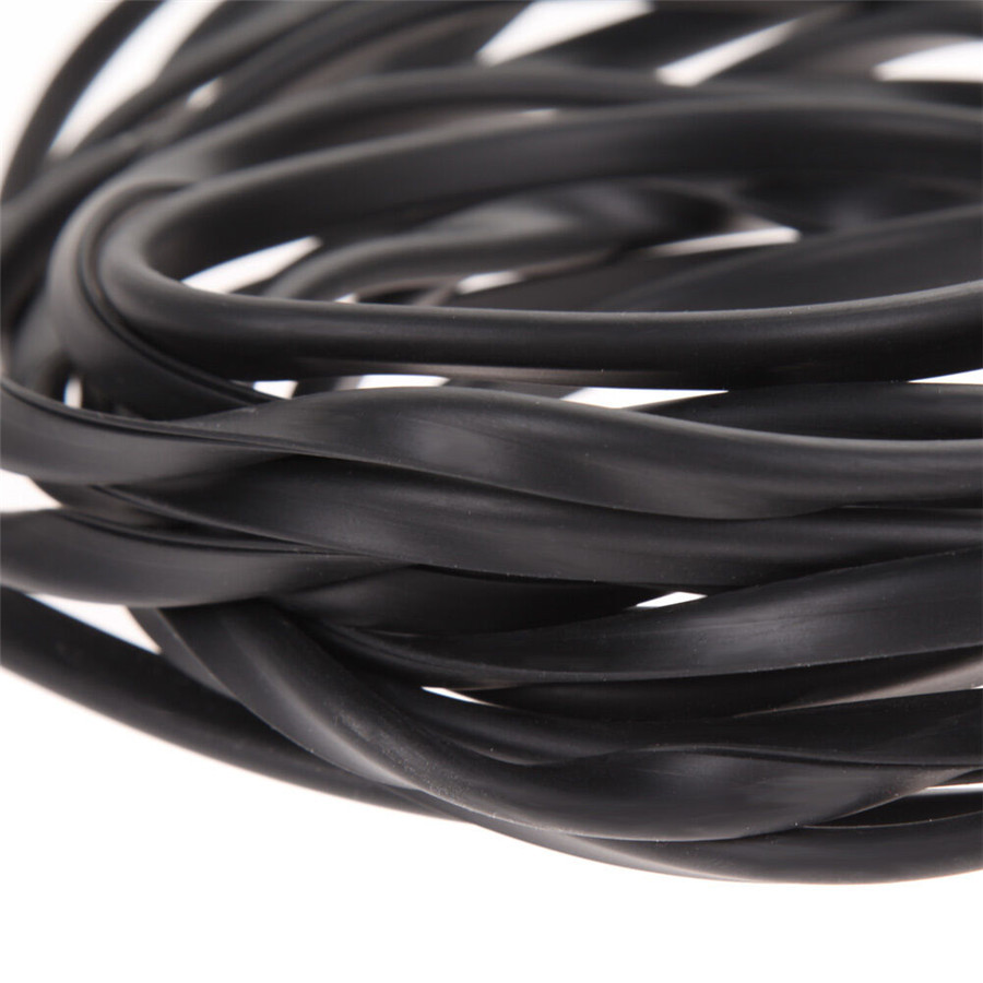 5M Flexible U Channel Car Caravan Black Rubber Seal Strip Edge Trim