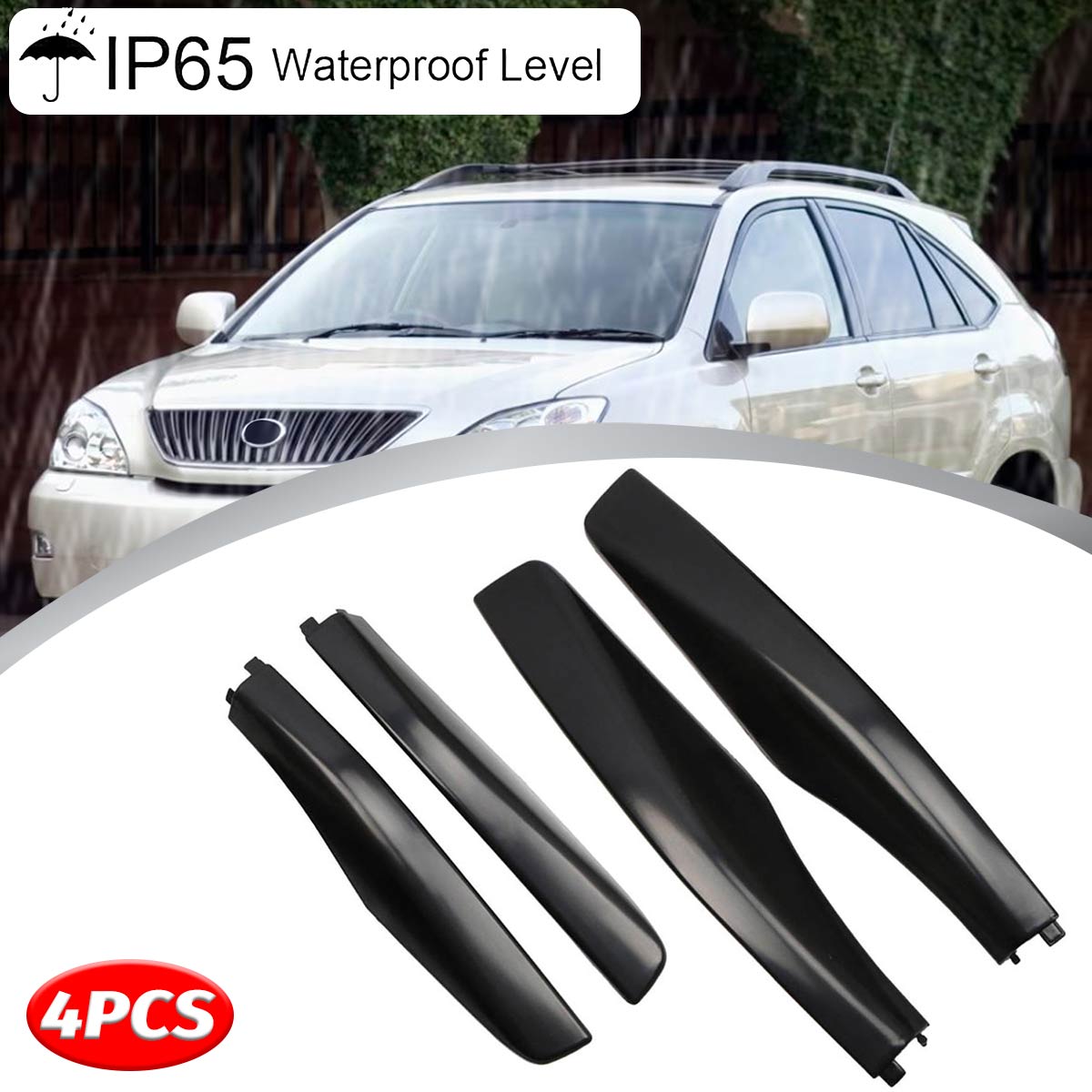 Roof Rack Rail End Cover Replace For Lexus RX350 RX300 RX330