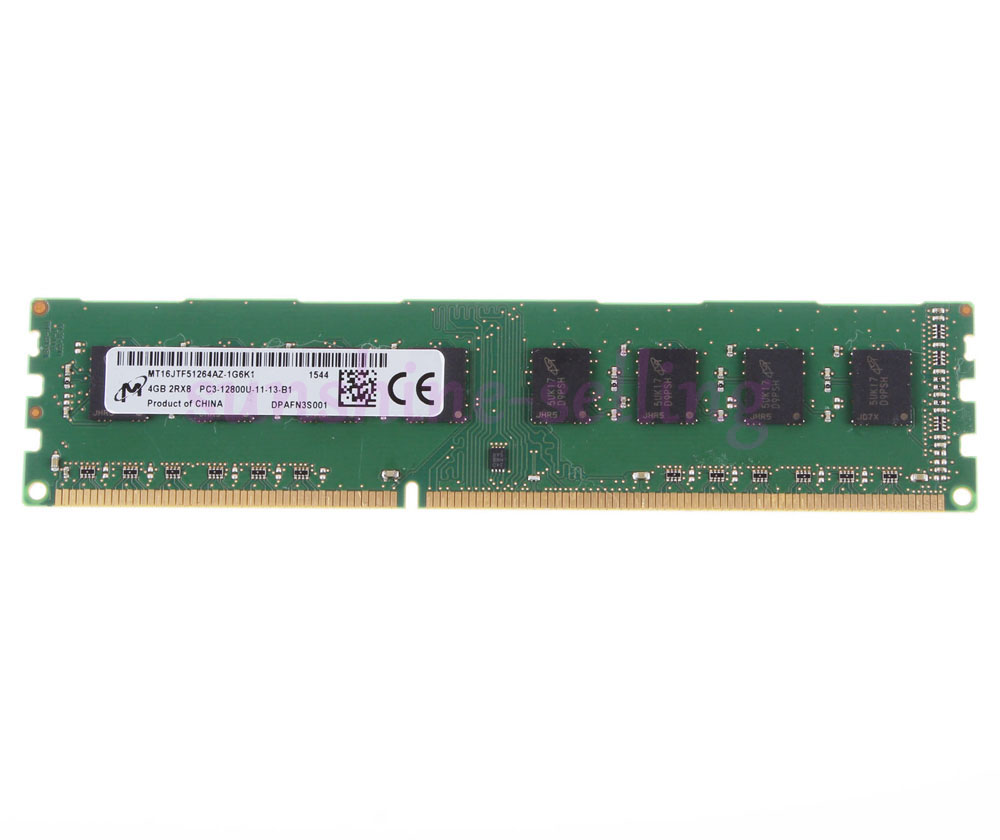 For Micron 4gb 2rx8 Ddr3 1600mhz Pc3 u Desktop Memory Udimm Ram Intel St Ebay