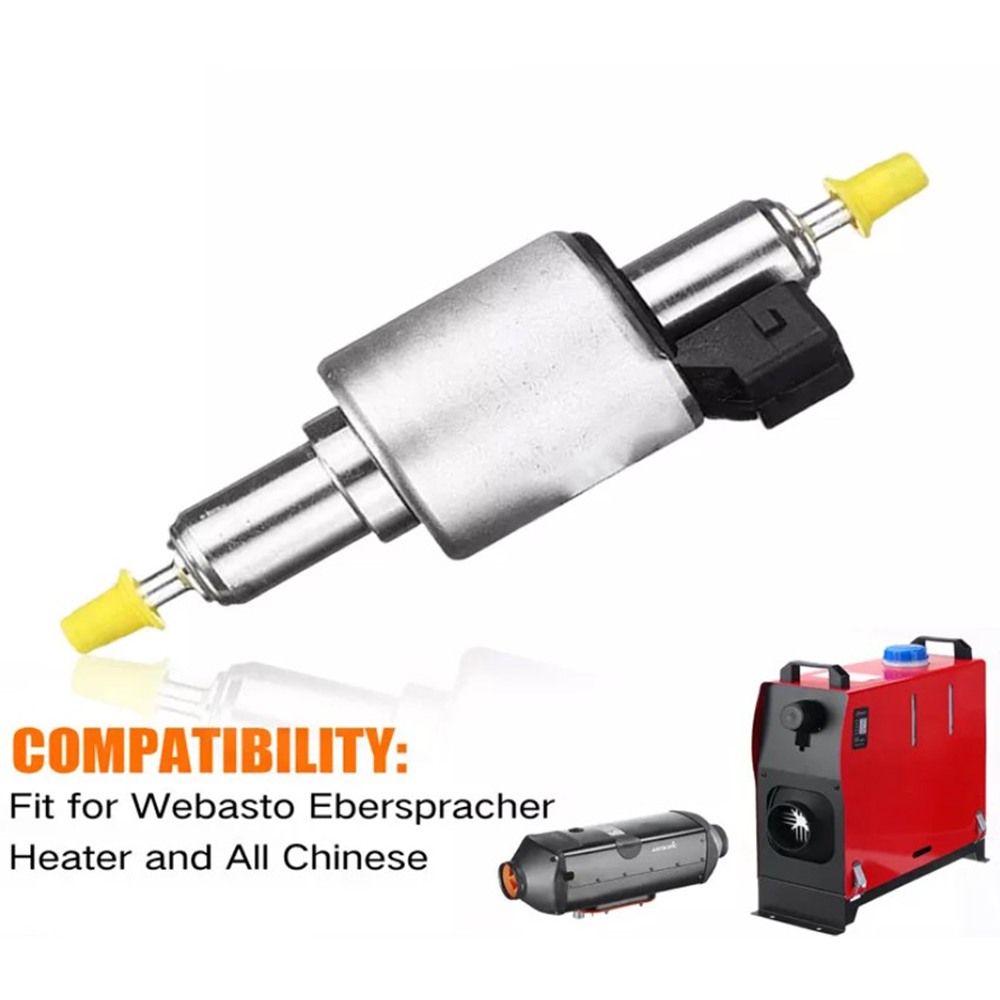 Auto Diesel Heater Brandstofpomp, 12V 22ML Puls Meting Gas Inline Elektrische Brandstofpomp Kit Voor 2kw 5kw 8kw Auto Lucht Dieselmotor Parkeerverwarmer Auto Onderdelen