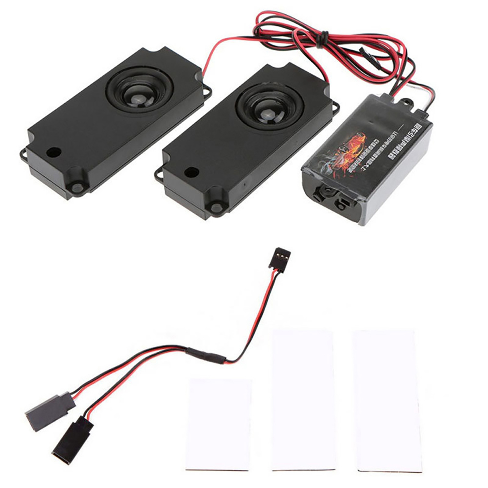 RC Simulatore del Audio del Motore di Automobile, Aggiornamento del Simulatore del Modulo Suono del Motore di Automobile di Telecomando con L'Altoparlante per Il Modello(Altoparlante singolo