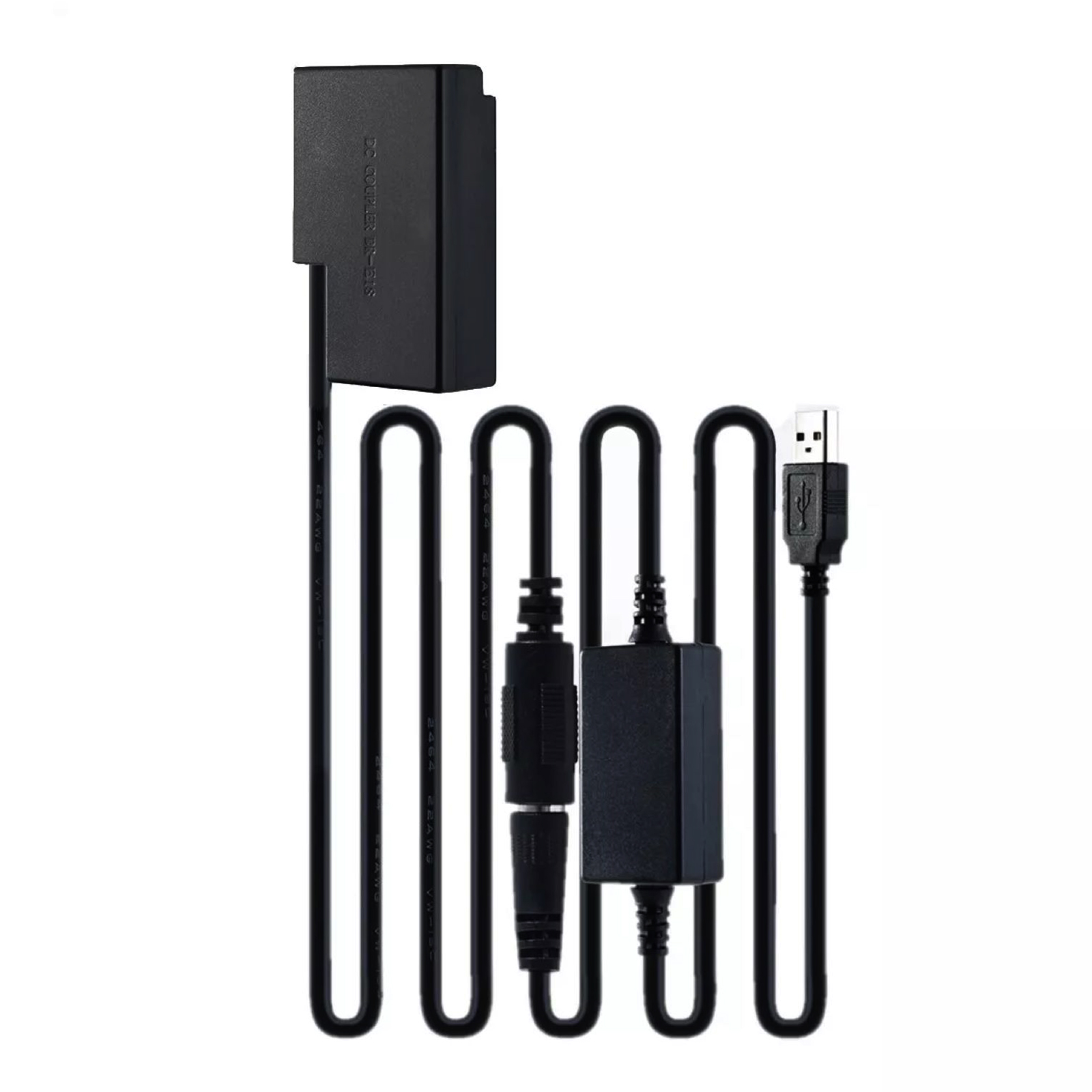 DR-E18 DC Coupler LP-E17 Dummy Battery+USB Power Cable For Canon