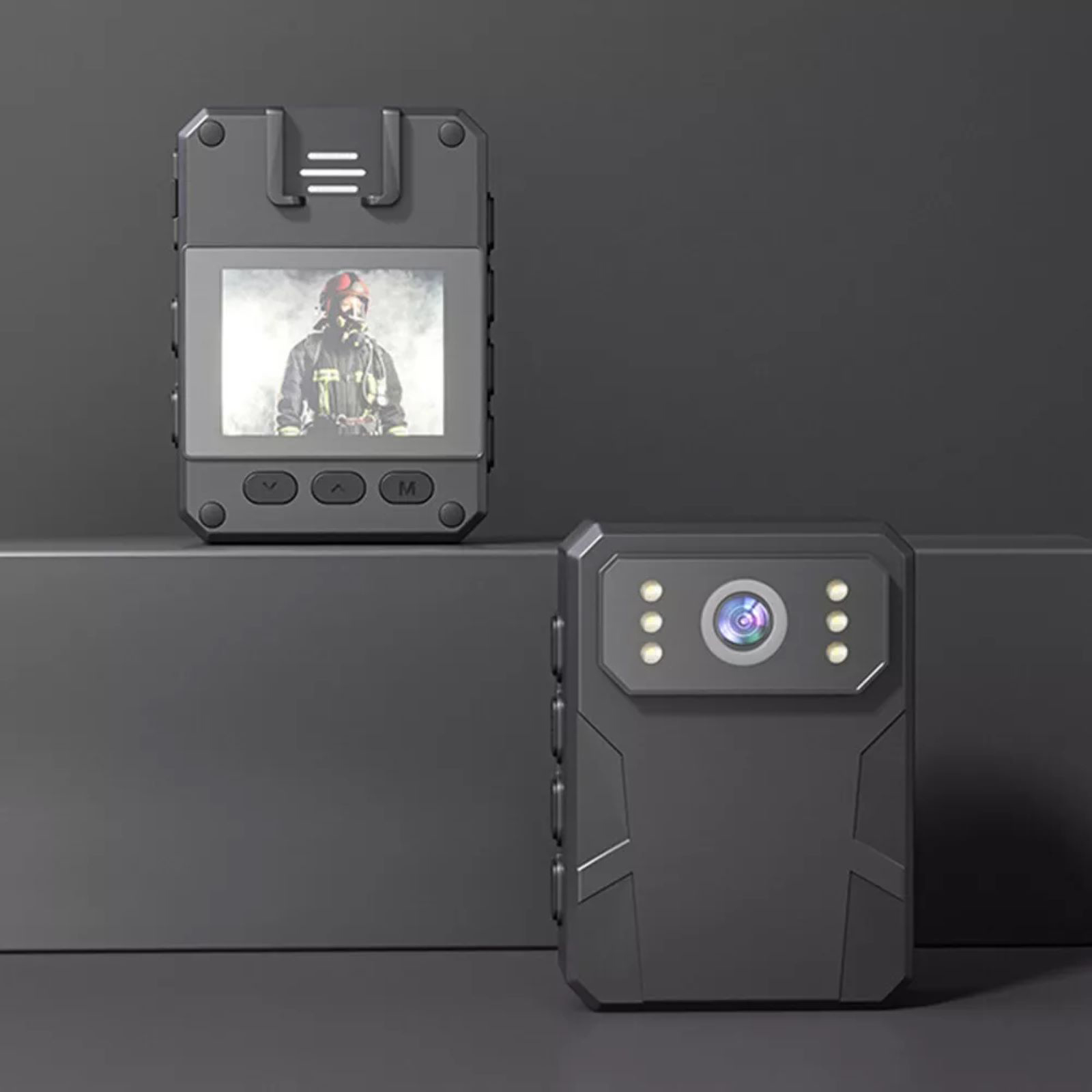 Telecamera HD Per Corpo Agenti CS02 – 1080p Con Visione Notturna, WiFi E Registrazione In Loop, 900 MAh, Per Sicurezza E Pattuglie