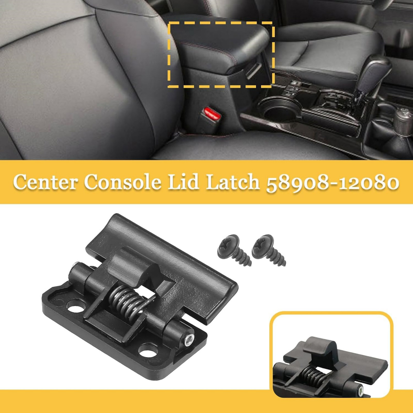 5890832020 Console Lid Latch For Toyota Pickup 1984-1989 With