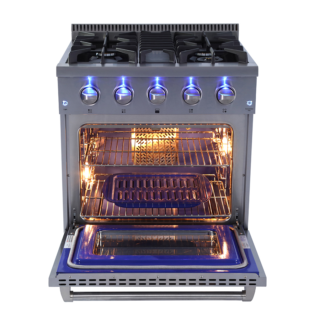 Thor 30"Gas Range Cooktop Stove Oven HRG3080U Stainless Steel 4Burner