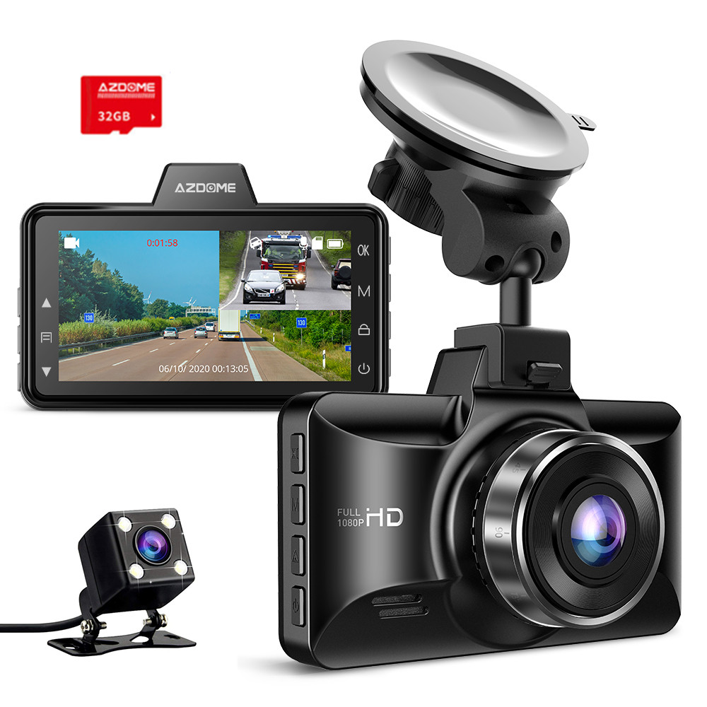 Upgrade AZDOME Car DVR M550 Pro Dash Cam 4K 5.8Ghz WiFi 2 or 3