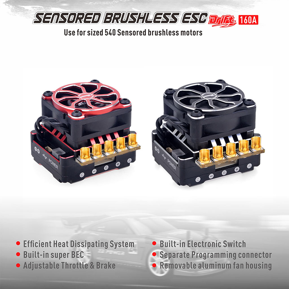 Surpass Hobby Rocket-RC Thunder 540 Brushless Motor & ESC