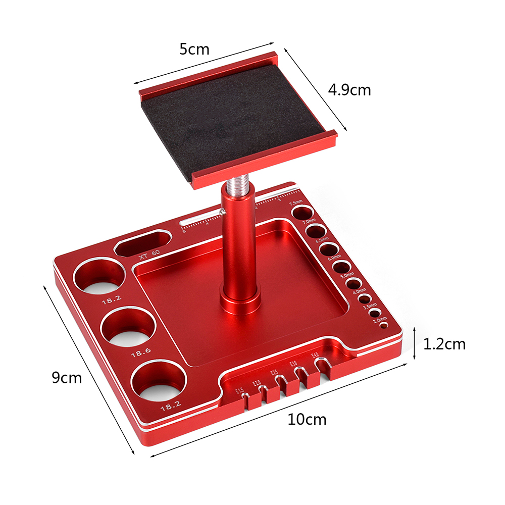 Supporto Di Montaggio 360° In Alluminio Per Auto RC – Piattaforma Elevatrice Universale 1/8, 1/10, 1/24