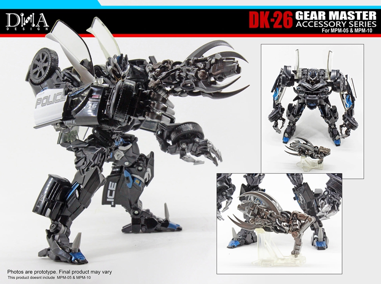 New DNA DK-26 Upgrade Kits For MPM-05 Barricade MPM-10 Starscream