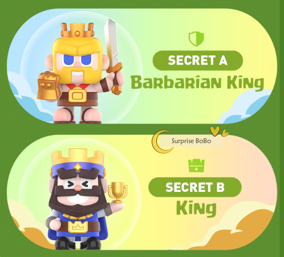 Barbarian king (secret figure) Clans (Pop Mart) by