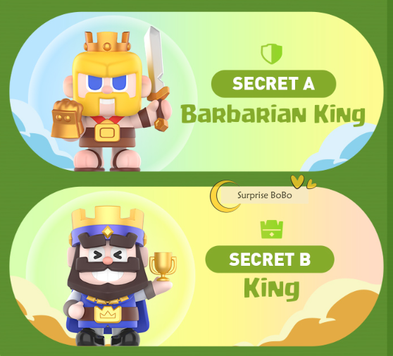 King Tower 3 and the figure of King in Clash Royale