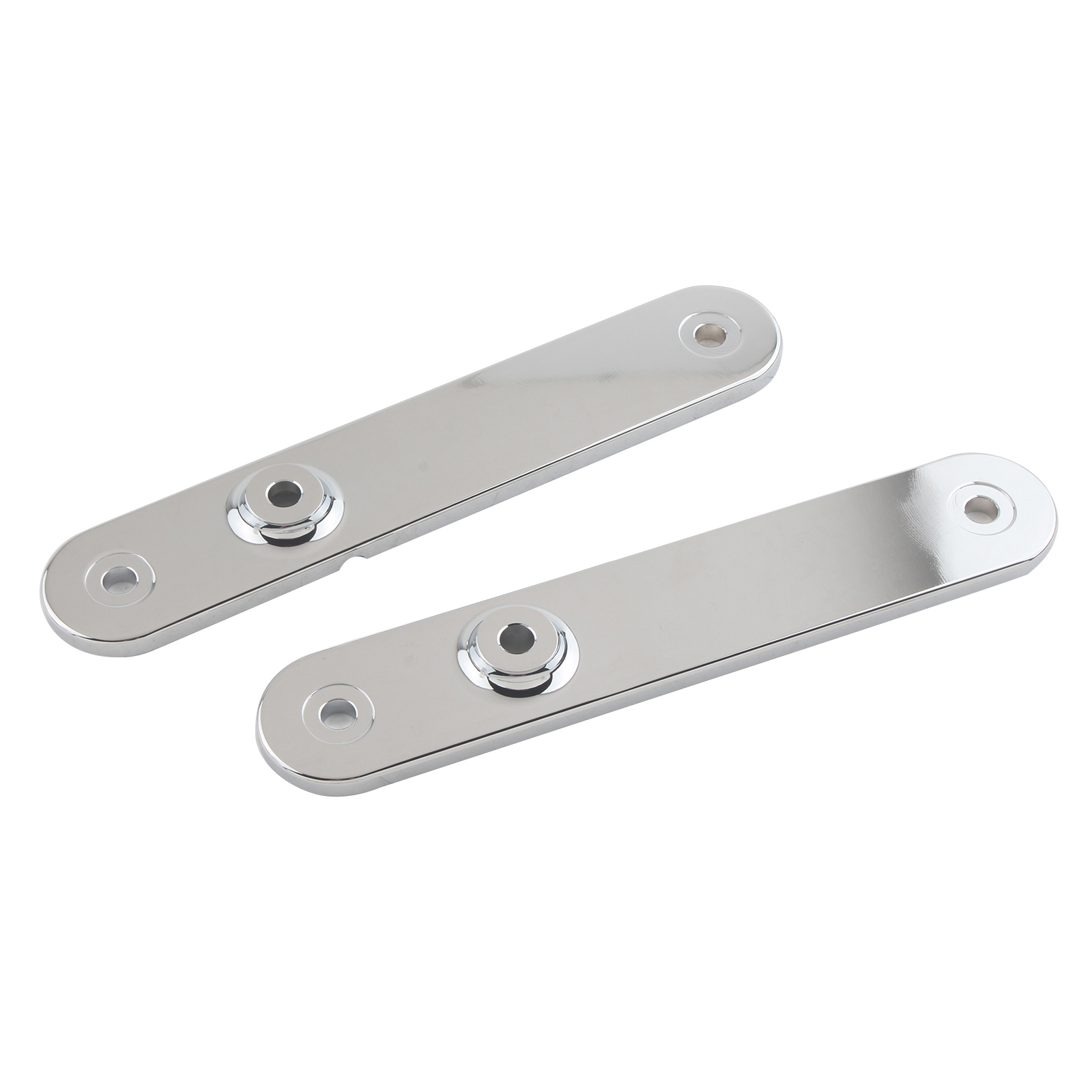 Chrome Front Turn Signal Relocation Mounts For 1997-2013 Harley