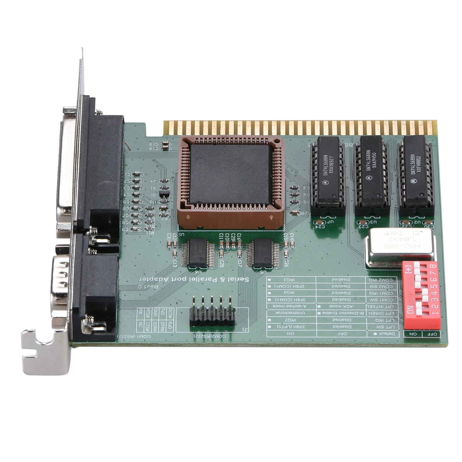 ISA RS232 Serial and Parallel Port Expansion Card ISA COM1 COM2