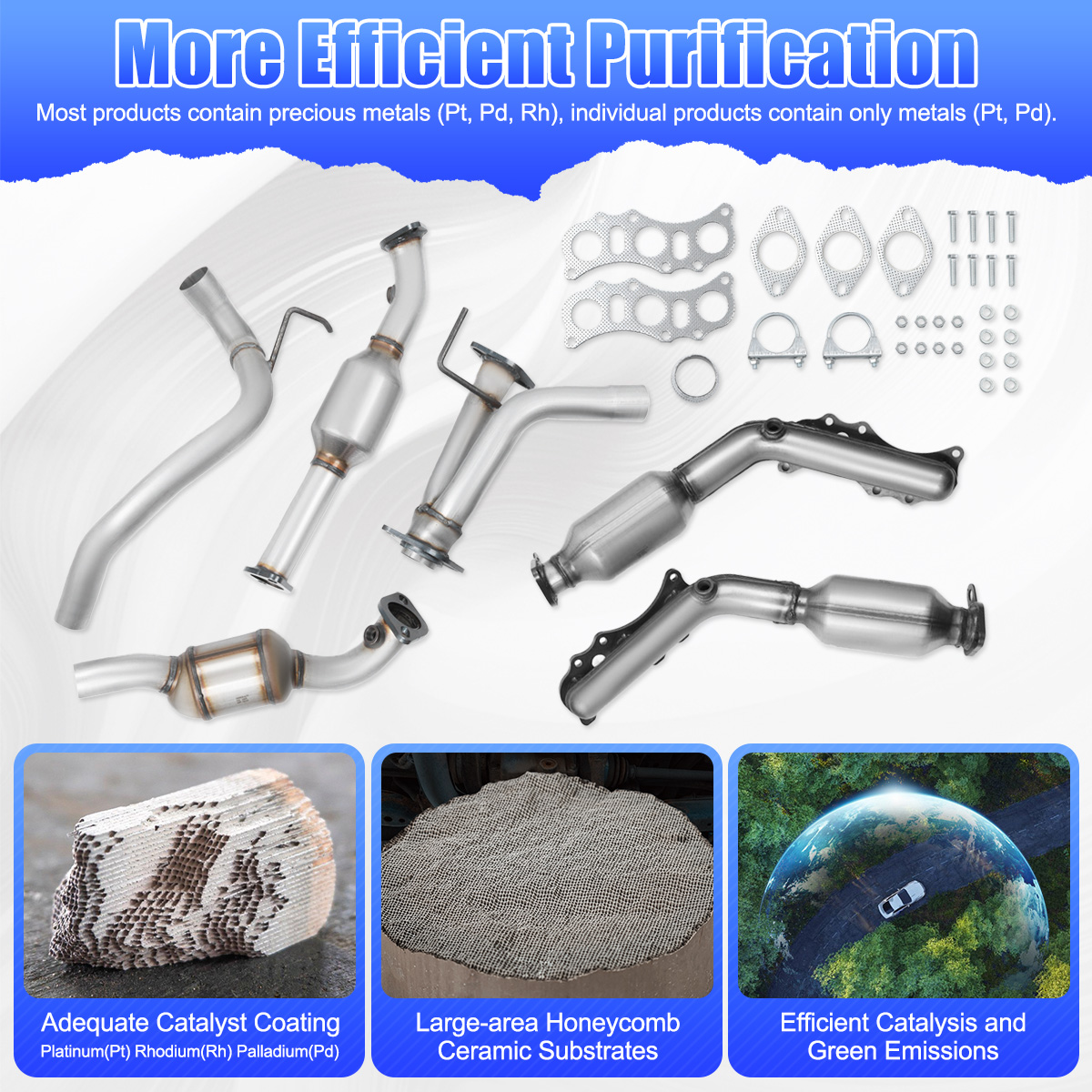 Toyota Tacoma 2.4L and 2.7L 4cyl 01-04 REAR Catalytic Converter – Muffler Express Ltd