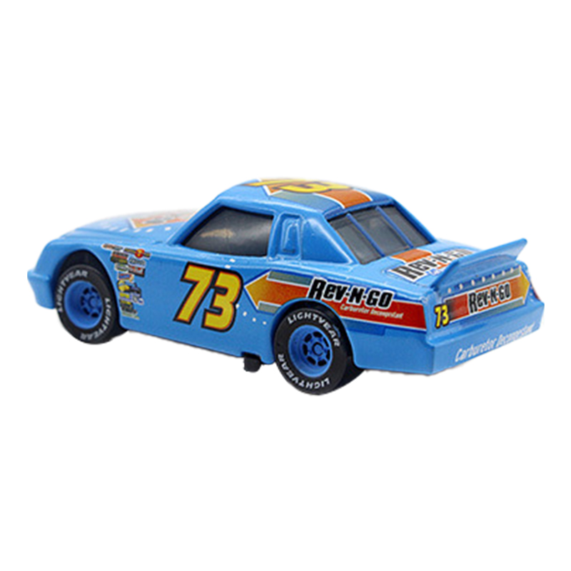 Set of 2 Disney Pixar Car No.73 REV 'N' GO Hauler Truck Alloy