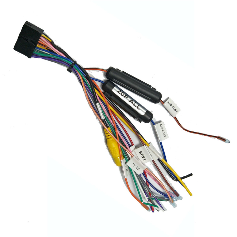 20pin Car Stereo Wiring Harness Connector Adapter For