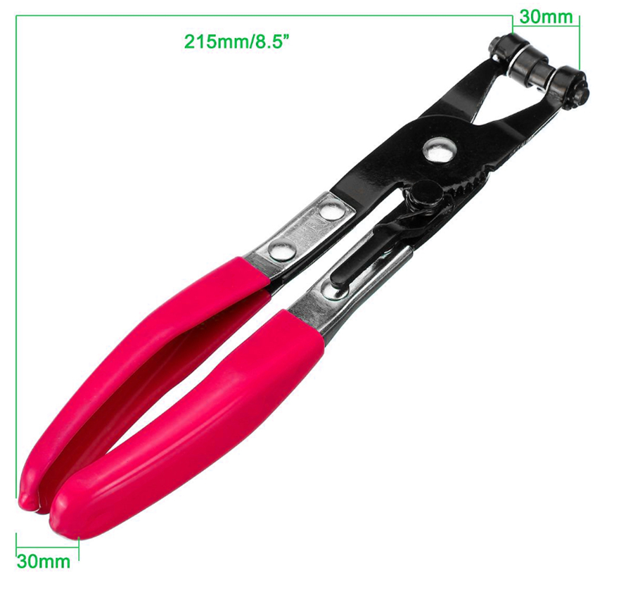 2x Hose Clamp Pliers Removal Tool Angle Swivel Jaw Locking Flat Band