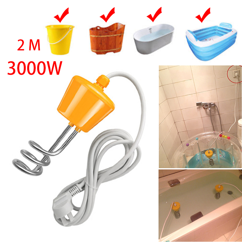 Immersion Water Heater For Bathtub