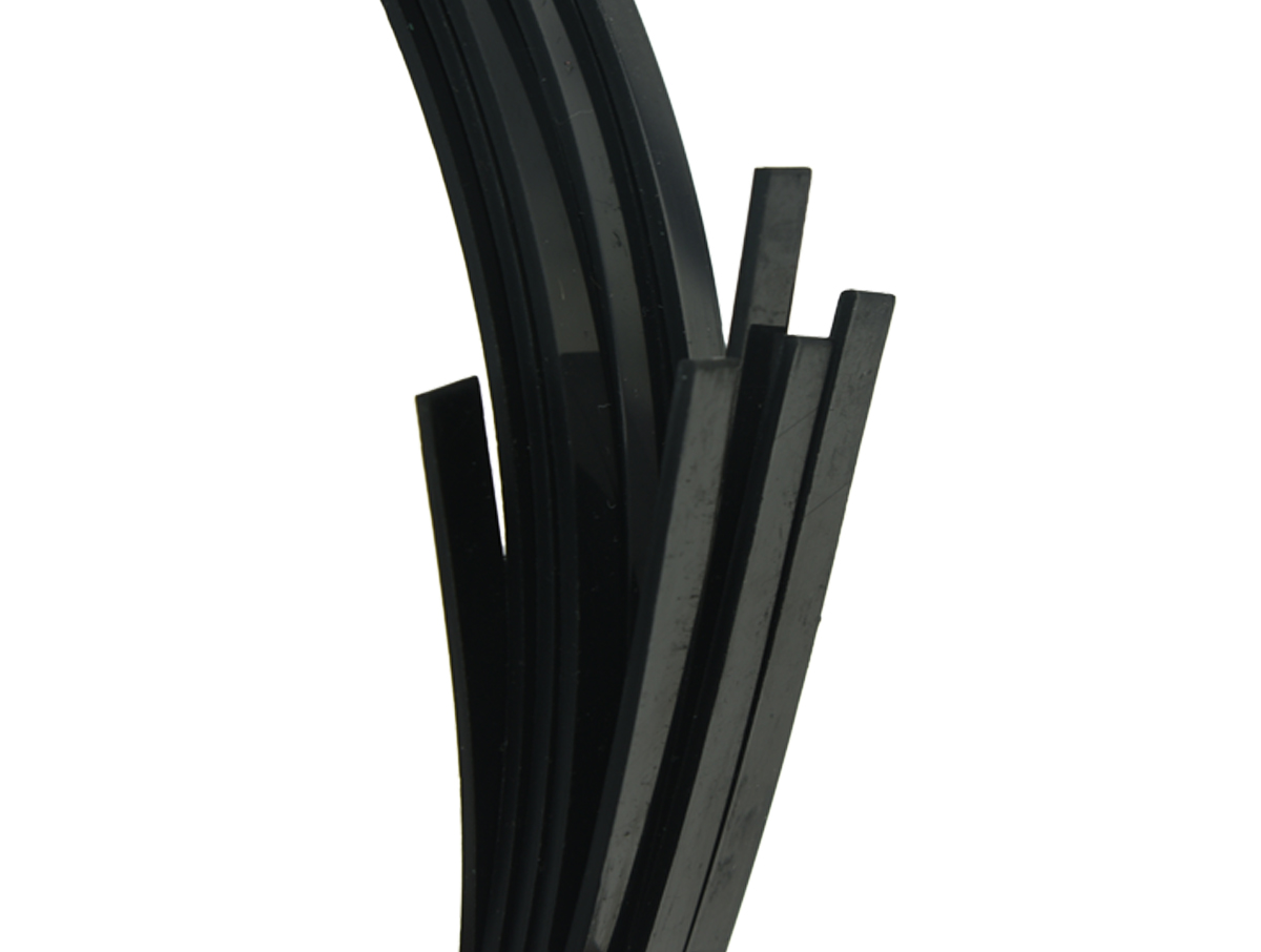 5pcs Black Guitar Binding Purfling Strips ABS Guitar Binding Strip 1650