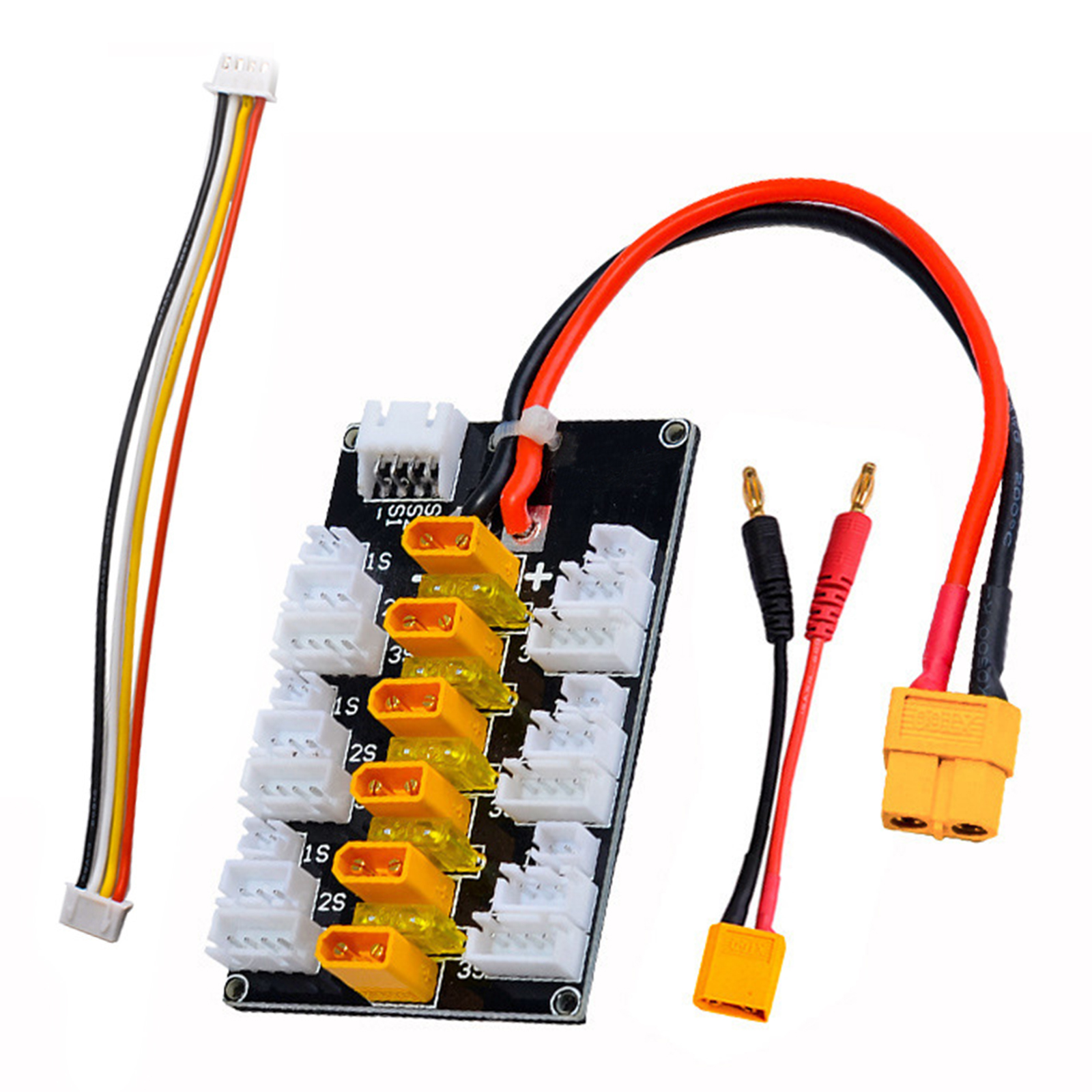 LiPo Balance Battery Parallel Board Charger 1-3s/XT30 With Plug