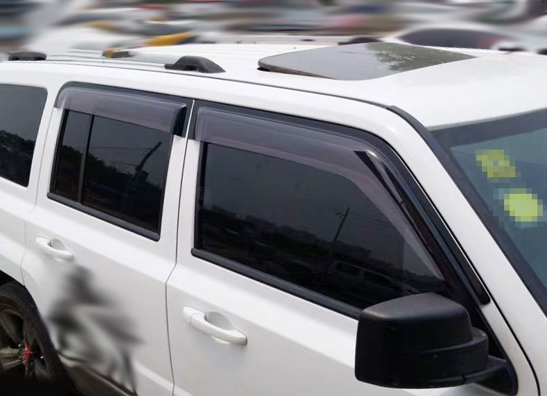 Fit For 2011 20122016 Jeep Patriot ABS Black Window Visor Shades Sun