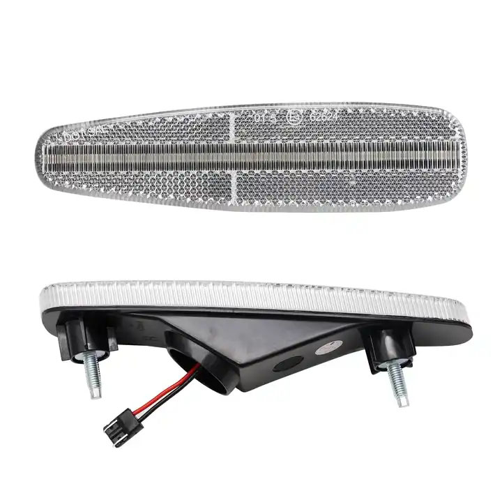 Shiny　ライトセードのみ Pair Clear LED Side Marker Light Lamp For Nissan 240SX Silvia S14