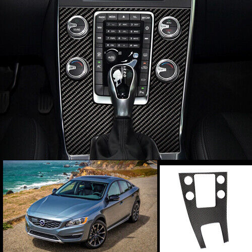 For Volvo S60 V60 2012-2020 carbon fiber central console Gear
