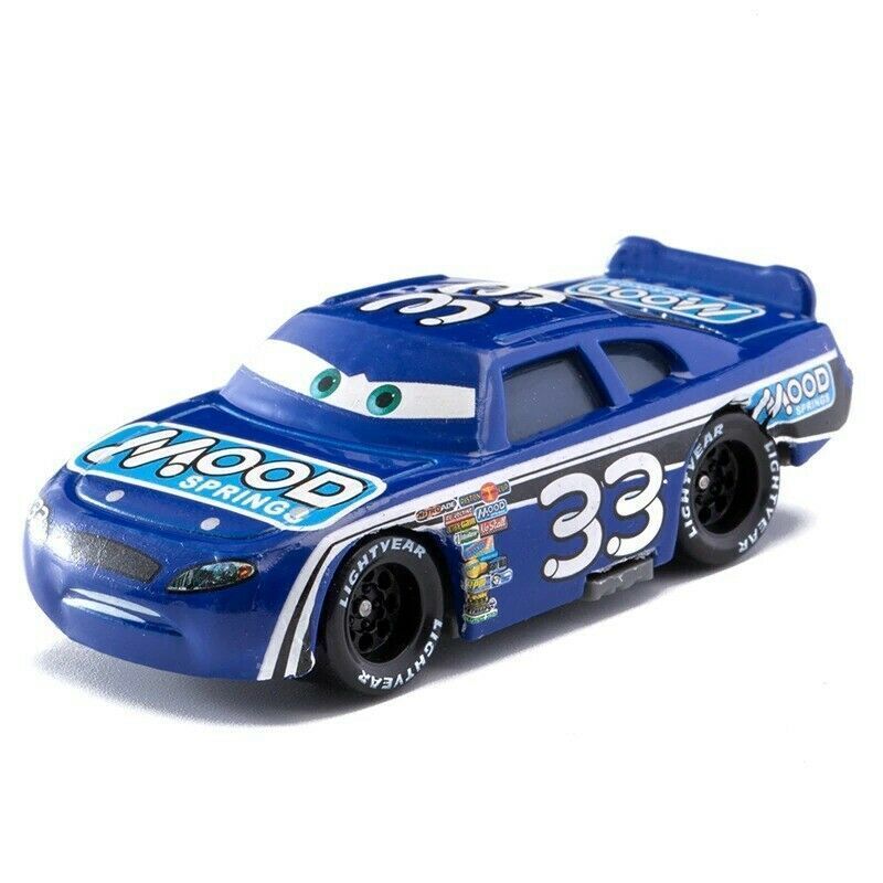 2 Pack Mattel Disney Pixar Cars NO.33 Mood Springs Racer+No.35
