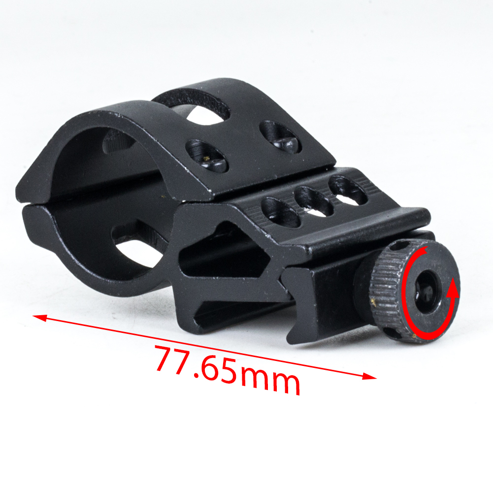 45 Degree Side Offset Scope 30mm Ring Flashlight Mount For Weaver ...