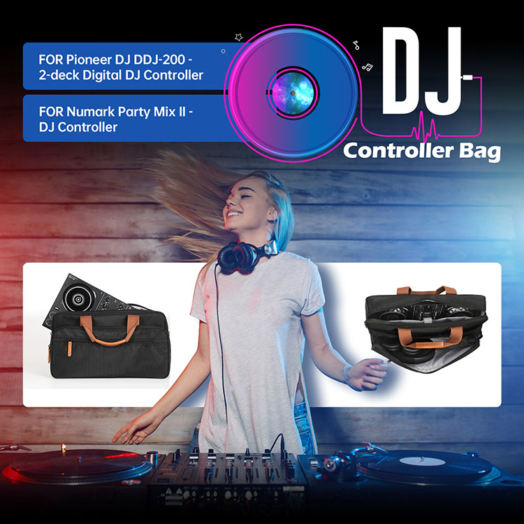 Pioneer DJ DDJ-200 ヘッドホン、スリーブケース付き DJC-200 (archived) DDJ-200専用コントローラーバッグ (Black
