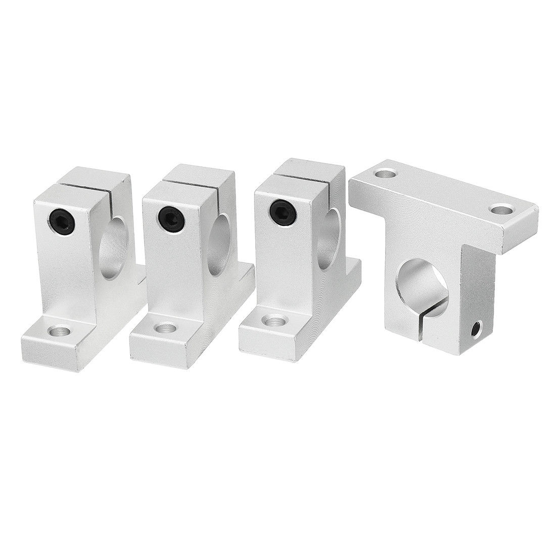 2Pcs SK12 12mm Bearing CNC Aluminum Linear Rail Shaft Guide Support EconomicV!