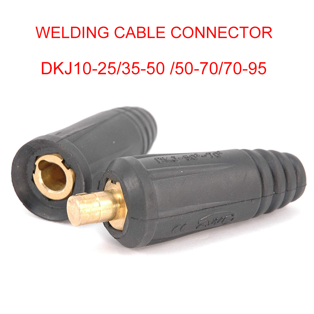 Einbaubuchse Kabelstecker 10-25mm² Schwarz Schweissgerät MIG//MAG MMA WIG