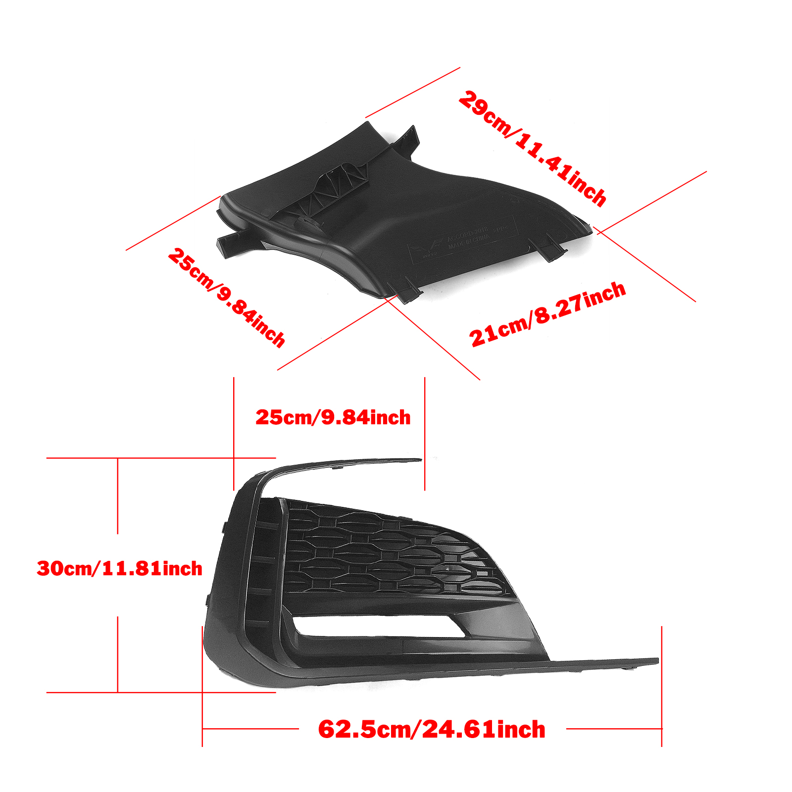 Give Your Honda Accord A Fresh New Look With This YOFER Front Bumper Molding Kit (2018-2021)