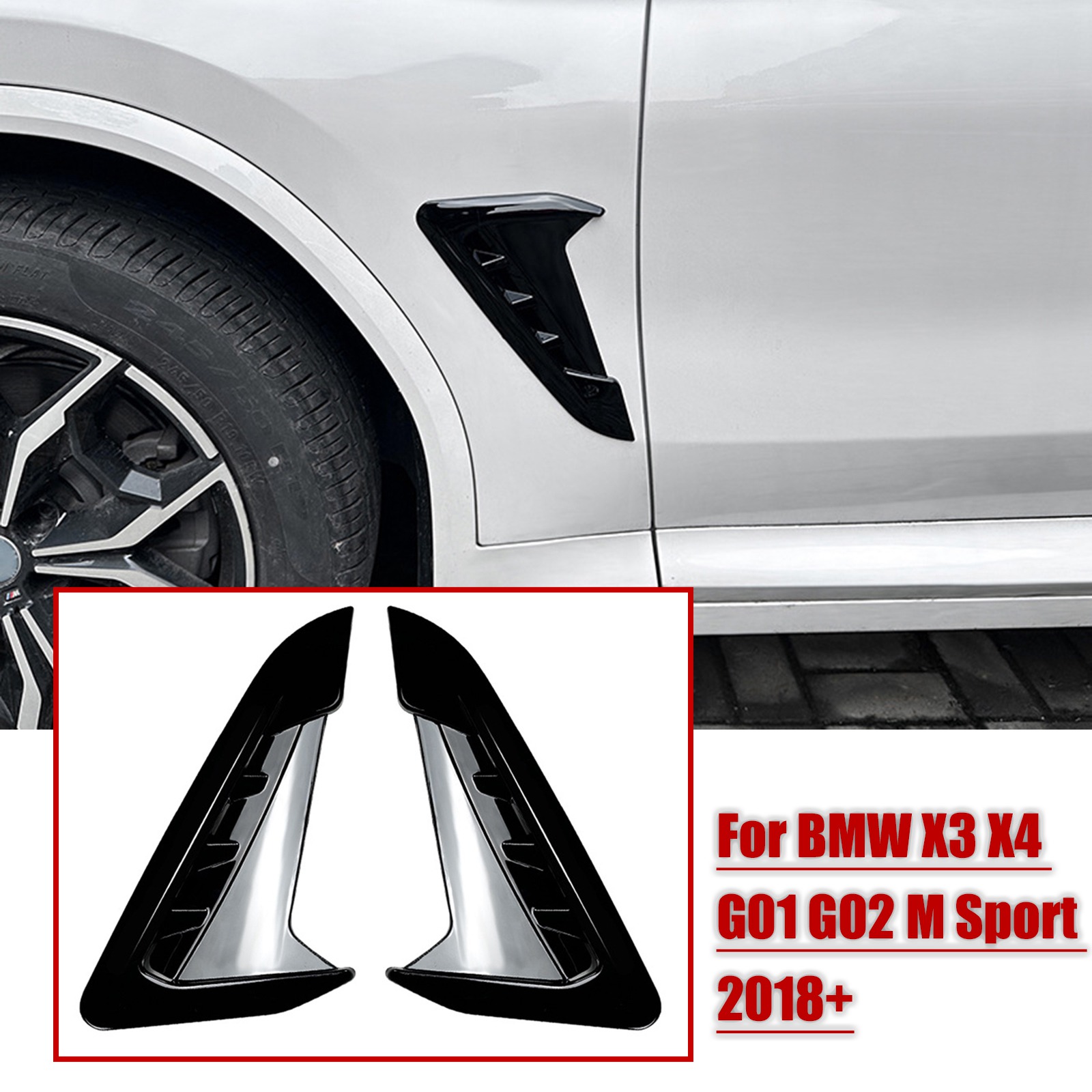 Standard Hood Fender & Mirror Kit | BMW X3 30i xLine 2018