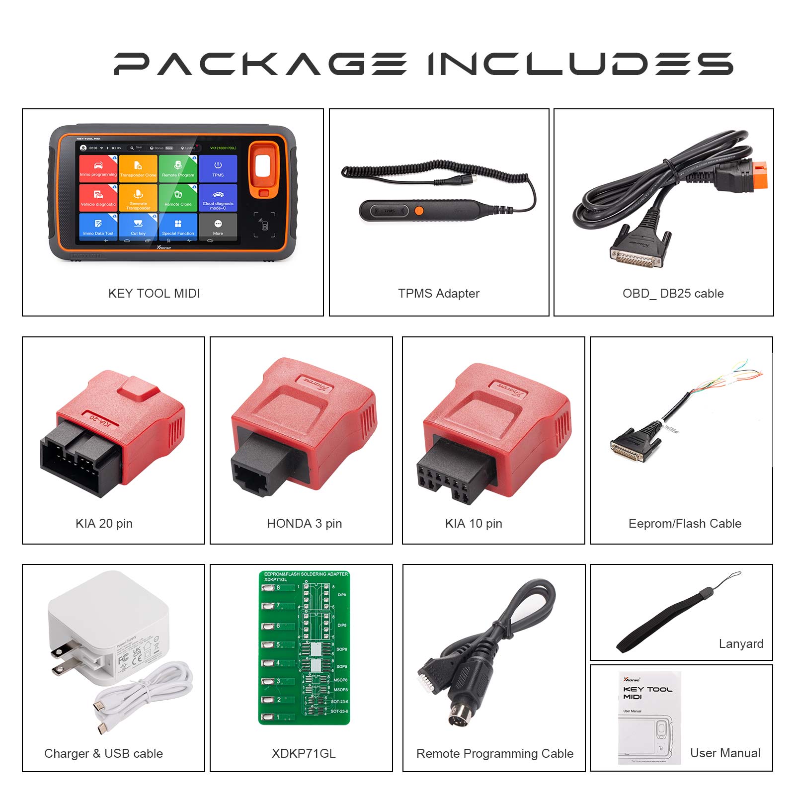 Xhorse VVDI Key Tool MIDI Advanced Version IMMO Prog-ramming TPMS