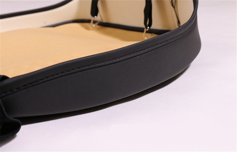 Black PU Leather Universal Car Sedan Driver Front Seat Cover Cushion Pad Protector