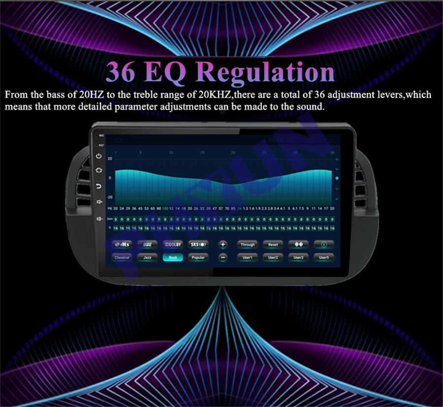 CAR TABLET Per Fiat 500 autoradio Android 12 wi-fi GPS 7 Bluetooh Carplay  e android auto integrato wi-fi - Estock 1 Speed