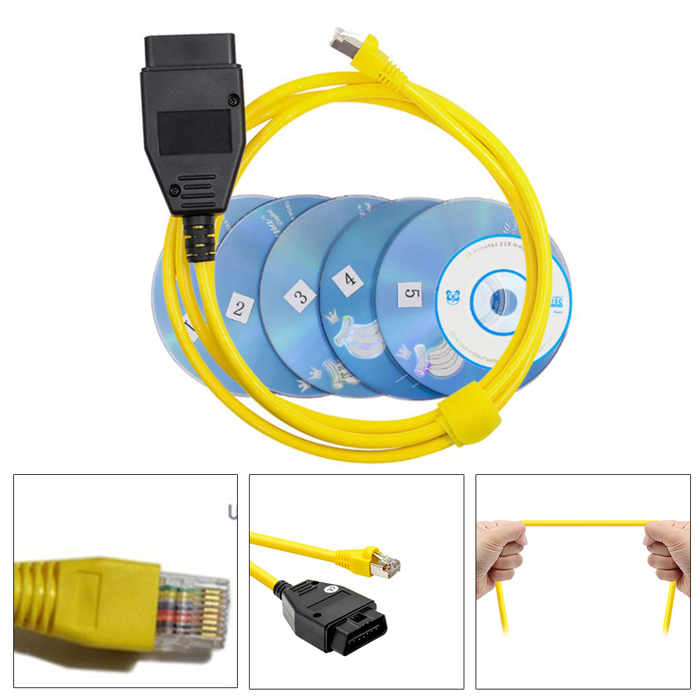 Interface Cable E-SYS ICOM Coding F-Series 2018 For BMW ENET Ethernet to OBD