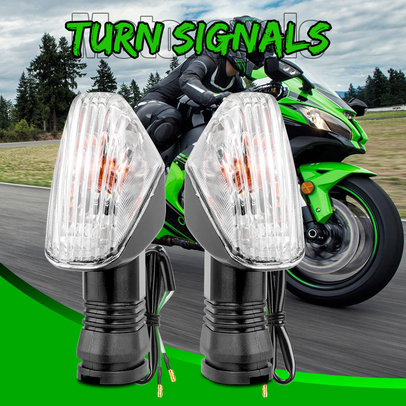 Moto　ReNAVE ライトツィードジャケット Rear Turn Signal Light Lamp For KAWASAKI ZX6R ZX10R ZX10RR NINJA