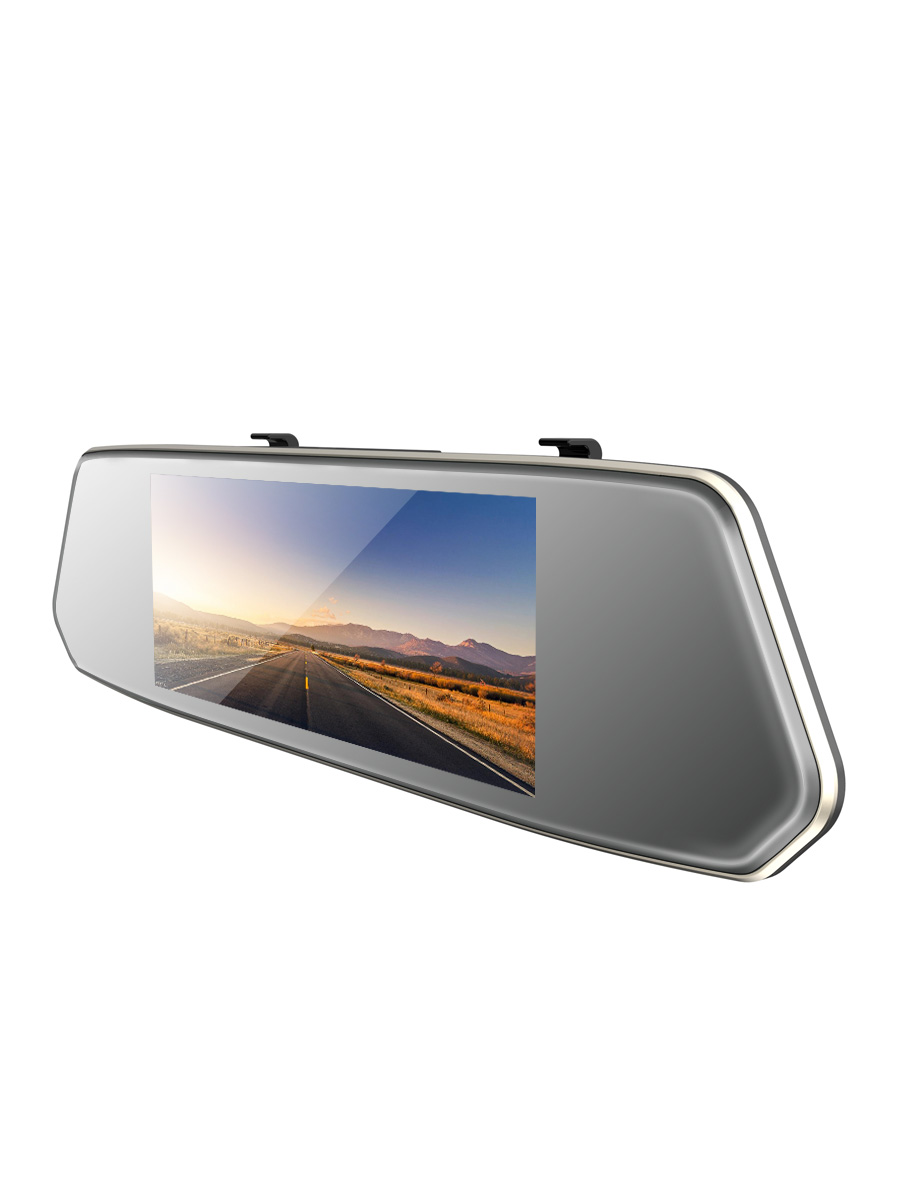 TOGUARD 7" Mirror Dash Cam 1080P Dual Car DVR Recorder Rearview Backup