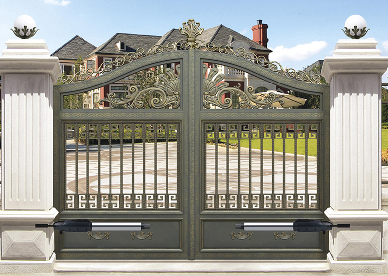 Electric Automatic Dual Arm Swing Gate Opener Hardware Driveway Operator 660lb | eBay