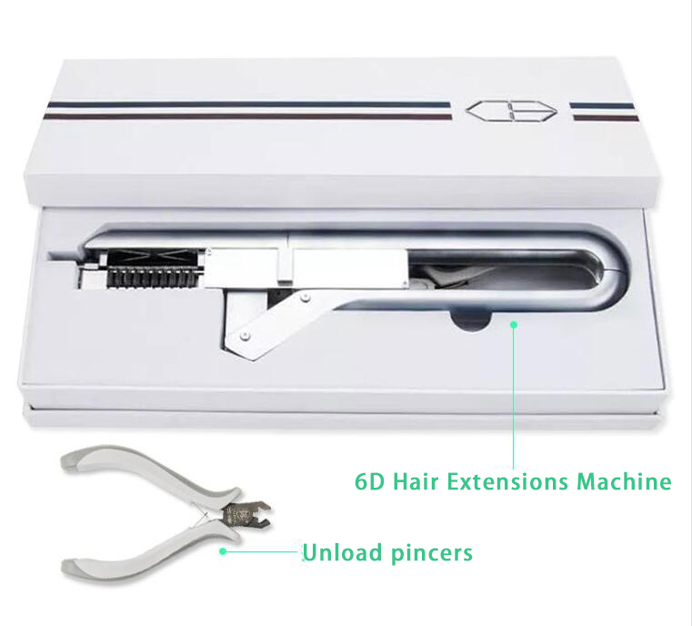 Hair Extension Machine Salon Fusion Tool Connector Hair Extension Kit Set 6D