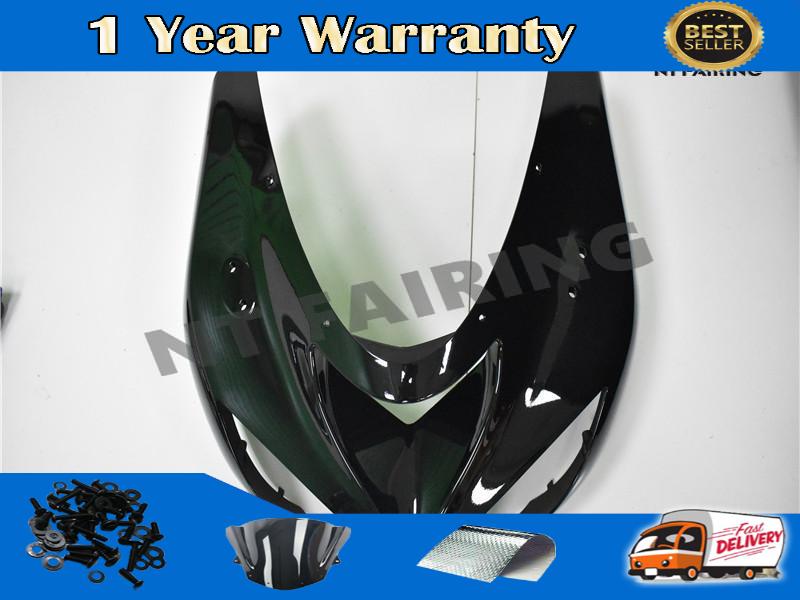 Injection Glossy Black Fairing Kit Fit for Kawasaki Ninja 2006