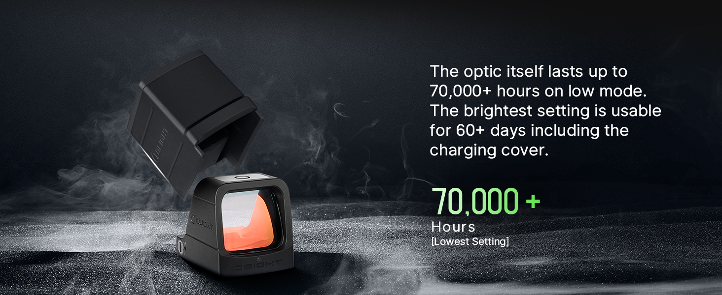 Olight Osight 3 MOA with Charging Cover Rechargeable Open Reflex