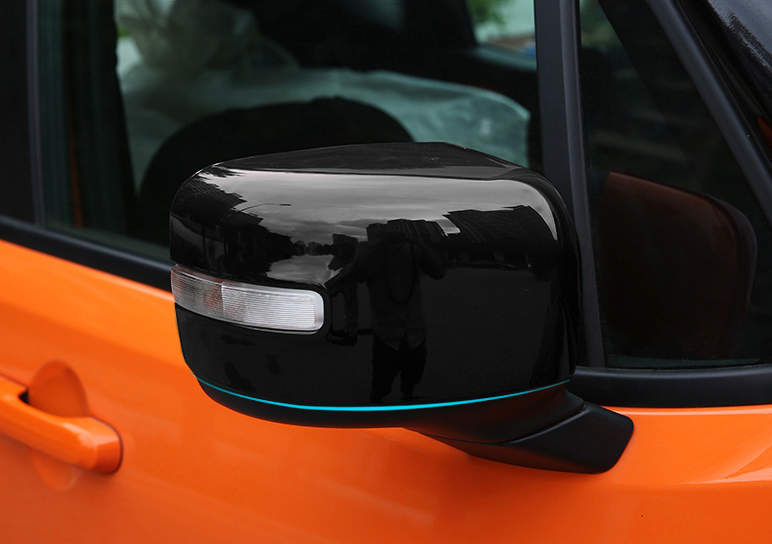For Jeep Renegade 20152019 2020 ABS Black Exterior Rear View Mirror