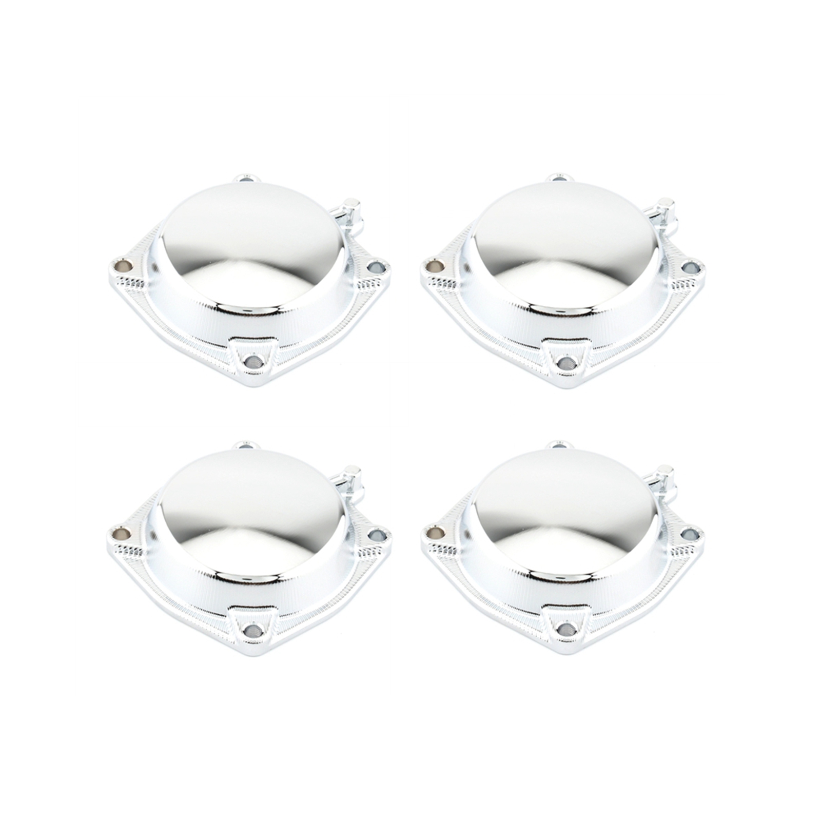 Aramox Carb Piston Vacuum Diaphragms Kit, 4sets Carburateur Vacuum Diaphragms Piston Kit Remplacement Pour Vmax 1200 VMX1200 1985‑2007