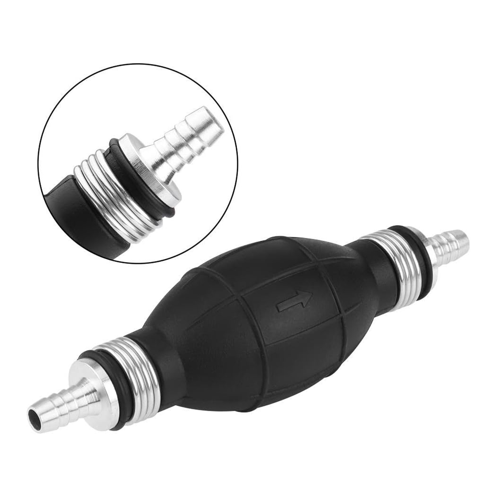 thumbnail image 2 of Geartronics 3/8" Hand Primer Bulb – Outboard Marine Boat Gas Fuel Line Pump, 2-Pack 2 of 2