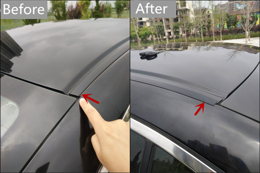 354" Flexible Car Roof Gutter Seal Window Sunroof Cover Strips Water Dustproof eBay