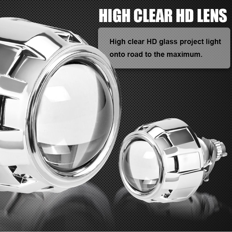 2X Bi LED Projector Lens 2.5 RHD Headlight Retrofit H4 H7 9003 HB2 9005  9006